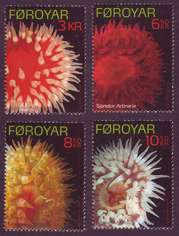 FA2012.6 Faroe Islands 
        
          Scott # 575-76 VF MNH
2012
          
          Sea Anemones 
        ;
