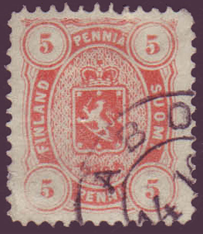 FI00265 Finland Scott # 26 VF used 1881