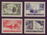 FIB015-185 Finland Scott # B15-18 VF Used, Finnish Postal System 1938