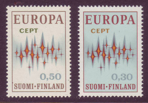 FI0512-131 Finland Scott # 512-13 VF MNH, Common Design - Europa 1972