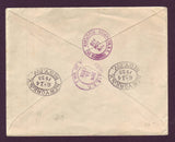 FI5032 Finland Registered FDC to USA, Colonization of Delaware 1938