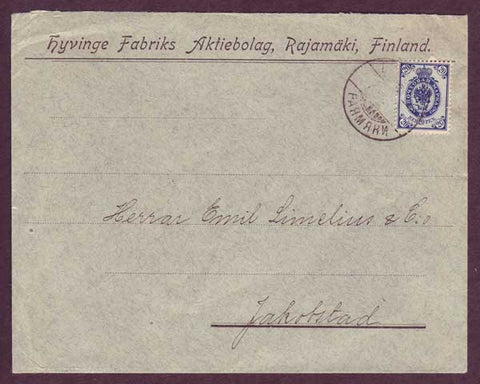 FI5054PH Finlande courrier d’affaires domestique 1909