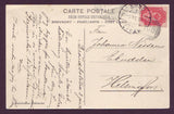 1fi6015gc Aland carte postale à Helsinki avec chiffre annuler 1908