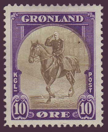 GR00132 Greenland Scott # 13 VF MH