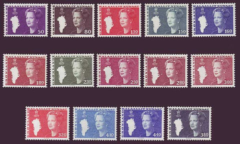 GR0120-331 Greenland  Scott # 120-33 MH, Queen Margrethe II