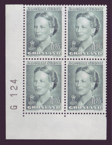 GR0214PB 25o Queen Margrethe 1990