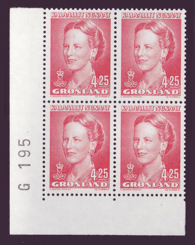 GR0225PB 4.25k Queen Margrethe - 1990