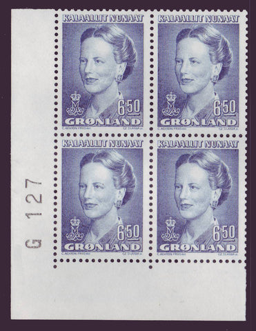 GR0228PB 6.50k Queen Margrethe - 1990