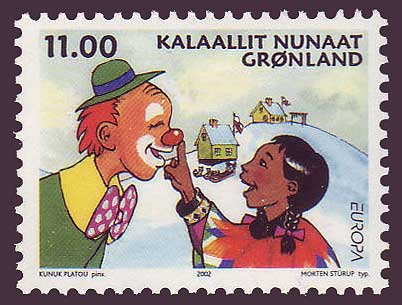 GR03961 Groenland Scott 396 VF MNH, Circus - Europa 2002