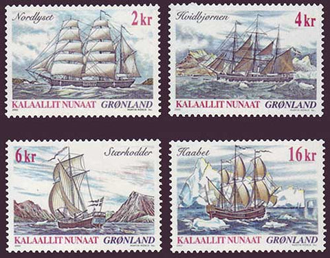 GR0397-001 Greenland Scott - 397-00 VF MNH, Tall Ships 2002
