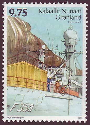 GR04811 Greenland Scott 481 VF MNH, Galathea 3 Expédition 2006