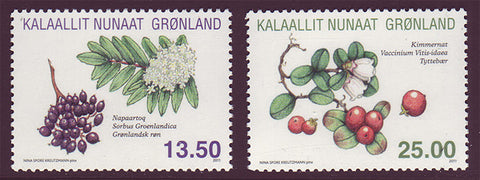 GR0582-831 Greenland Scott 582-83 VF MNH, Herbes du Groenland 2011