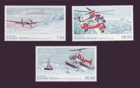 GR0624-26  Scott # 624-26 VF MNH, Civil Aircraft II - 2012