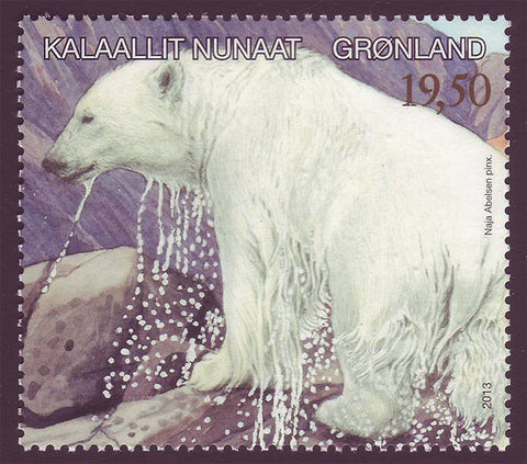 GR06461 Greenland Scott 646 VF MNH, Espèces vulnérables 2013