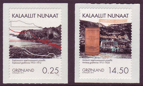 GR2012.7 Greenland  Scott # 616-17 VF MNH