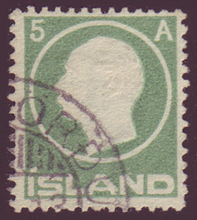IC00925 Iceland Scott # 92 F-VF Used, Frederik VIII 1912