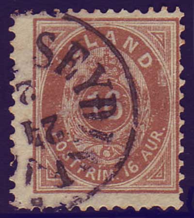 IC00275 Iceland Scott # 27 used