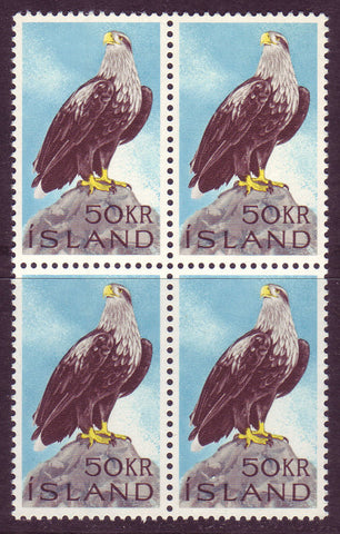 IC0378x41PH Iceland Scott # 378 MNH block of 4