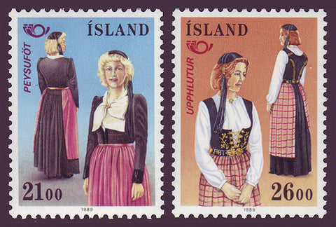 IC0673-741 Iceland Scott # 673-74 MNH Nordic Cooperation 1989