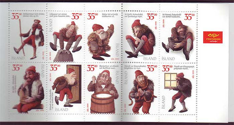 IC0896a1exp Iceland Scott # 896a MNH booklet / carnet
