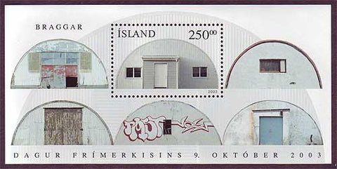 IC10001 Iceland Scott # 1000 MNH, Quonset Huts 2003