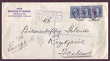 IC5027 Newfoundland  Registered letter to Iceland