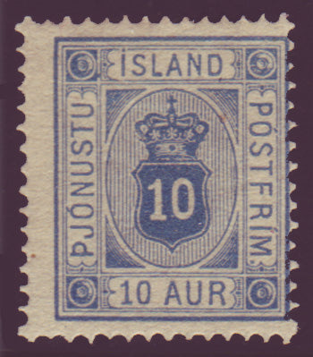 ICO062 Iceland Scott # O6 F MH