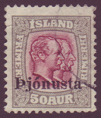 ICO695 Iceland Scott # O69 VF used