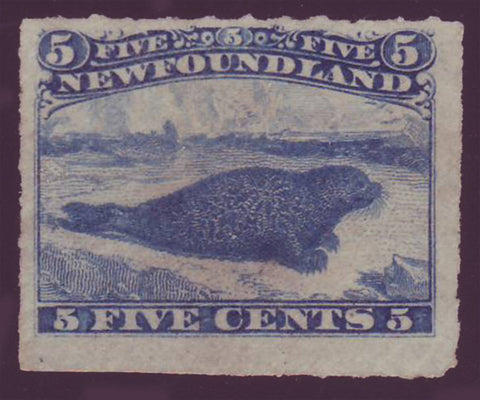 NF0402GH Newfoundland       # 40 F M RG rouletted      Harp seal 1876