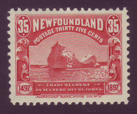 NF0731 Newfoundland # 73 XF MNH - Iceberg 1897