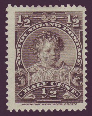 NF0782 (2) Newfoundland       Newfoundland # 78 F MH      King Edward VII as child                                        ;