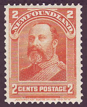 NF0812 Newfoundland 
      Newfoundland # 81 VF MH
      (Edward VII - orange)