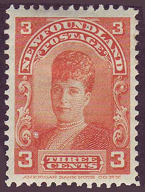 NF0832 Newfoundland 
      Newfoundland # 83 VF MH
      Queen Alexandra