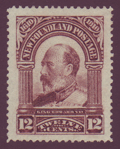 NF1022 Newfoundland # 102 XF MH King Edward VII - 1911