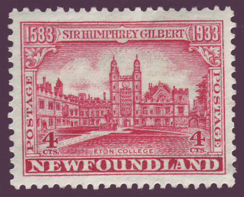 NF2152 Newfoundland # 215 F-VF MH,      Eton College