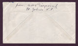 NF5007 Newfoundland Cover to USA, R.P.O. Cancel ca.1942