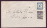 NF5028PH Newfoundland Cover to Canada, R.P.O. Cancel 1948