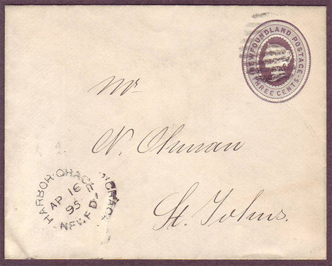 NF5035aPH Terre-Neuve enveloppe stationnaire postale