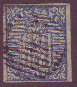 NO 00015.1 Norvège Scott # 1, armoiries 1855