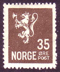 NO01232 Norway Scott # 123 VF MH