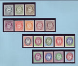 NO0960set Norway Posthorn Issues 1962-1983 - complete set