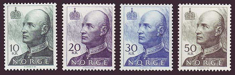 NO1017-201 Norway Scott # 1017-20 MNH, King Harald High Values 1992-2002