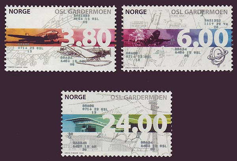 NO1203-051 Norway Scott # 1203-05 MNH, New Airport in Gardermoen 1998