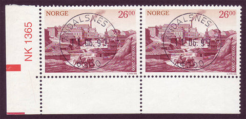 NO1227x25 Norway Scott # 1227 Used pair