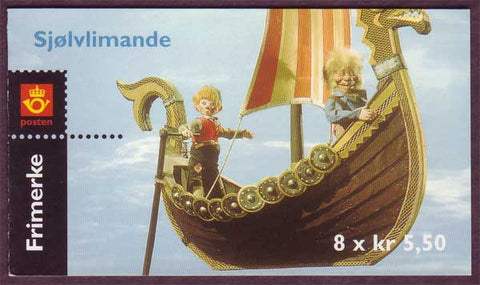 NO1329a Norway booklet Scott # 1329a, Fairy Tales I - 2002