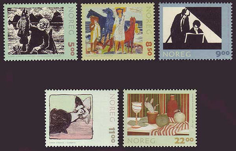 NO1355-591 Norway Scott # 1355-59 MNH, Graphic Arts 2003