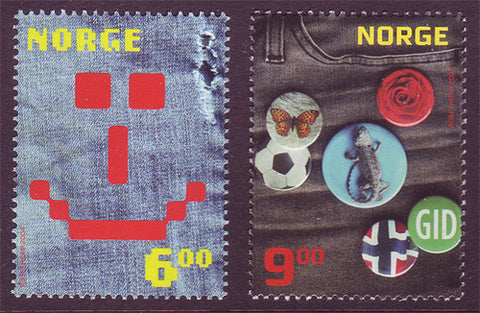 NO1409-101 Norway Scott # 1409-10 MNH, Young People 2004
