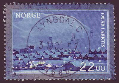 NO14751 Norway               Scott # 1475  VF Used,        Svalbard 2006