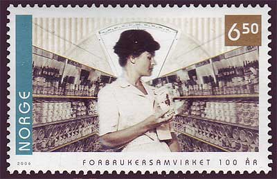 NO14821 Norway               Scott # 1482 MNH,      Consumer Cooperatives Centenary 2006