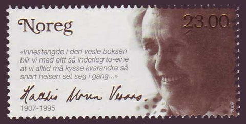 NO5231 Norway               Scott # 1523 MNH,      Haldis Moren Vesaas - 2007